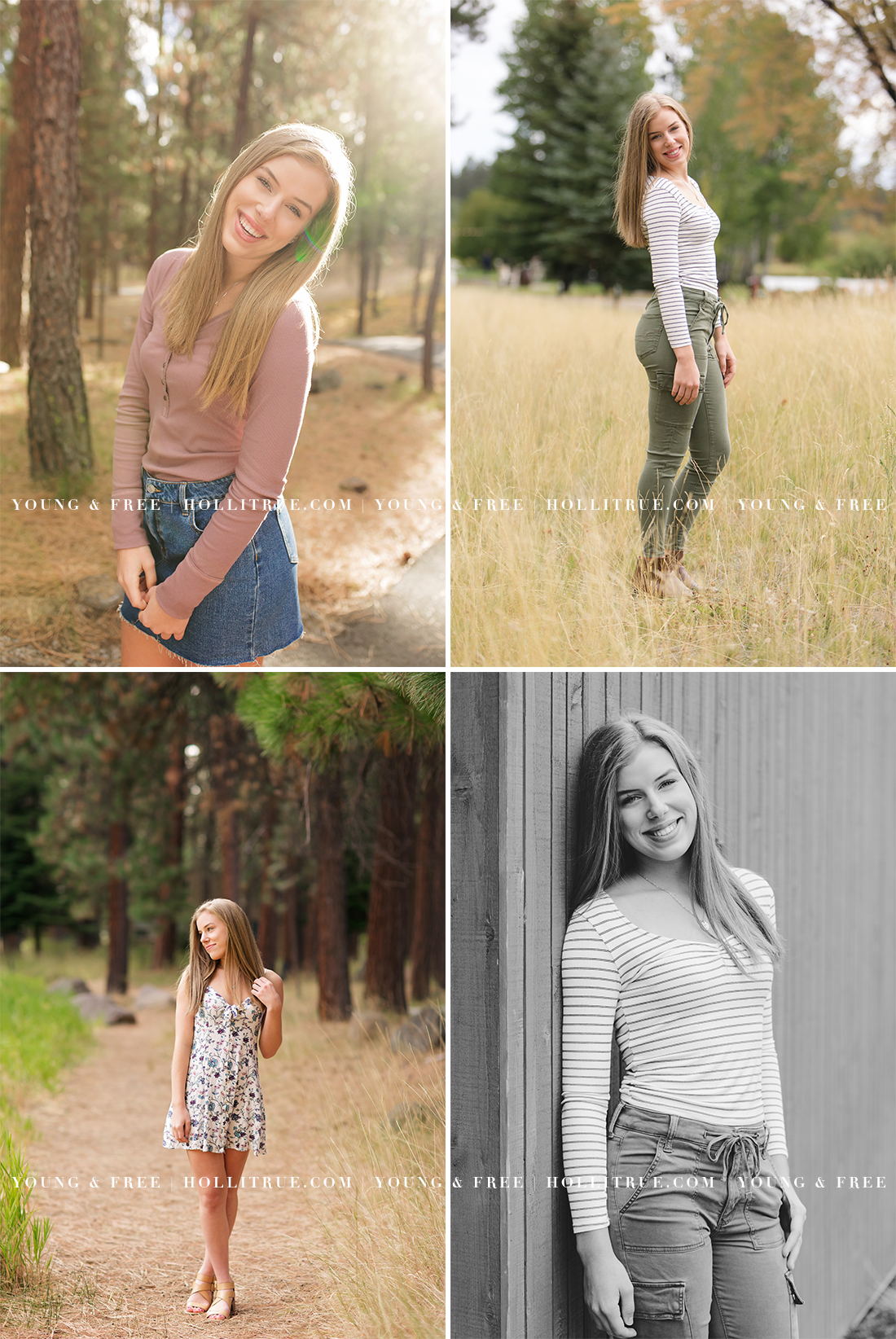 Bend Senior Portrait Session at Black Butte Ranch in the Fall by Oregon high school senior photographer, Holli True