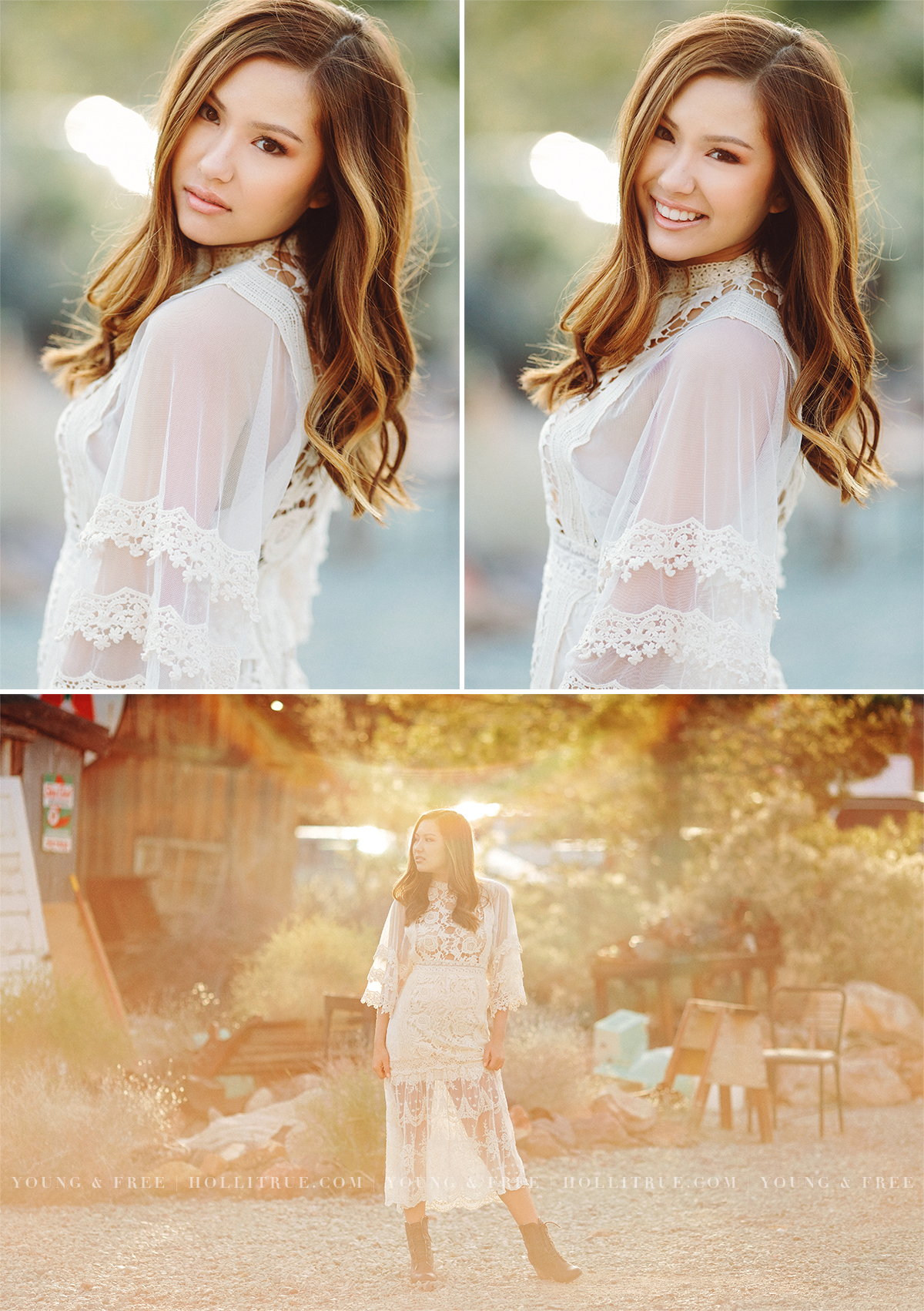 Holli True Photography | Oregon Senior Photographer | Senior Photography in a natural location at sunset