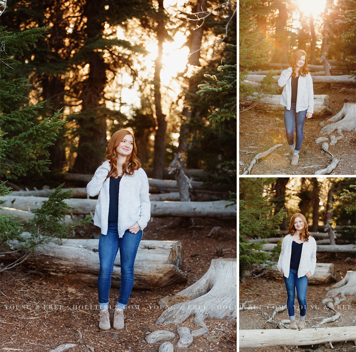 Bend, Oregon High School Senior Portrait Photography at Sparks Lake in the Cascade Mountains by Eugene Senior Photographer, Holli True