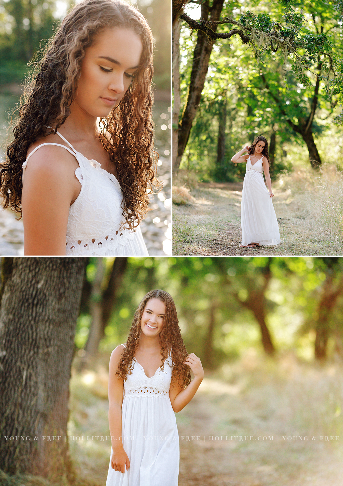 Beautiful Natural Senior Photography in a lush, natural park in Eugene, Oregon by Holli True