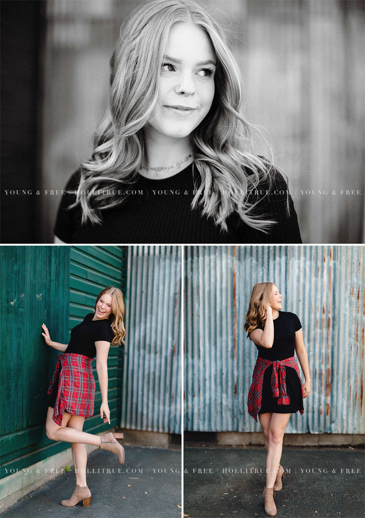 Fun and candid urban portrait session by Oregon photographer, Holli True
