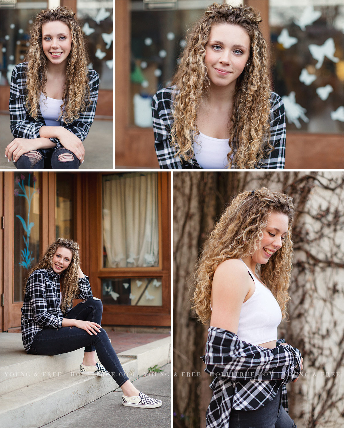 Urban Senior Portrait Session in Downtown Eugene by Holli True Photography