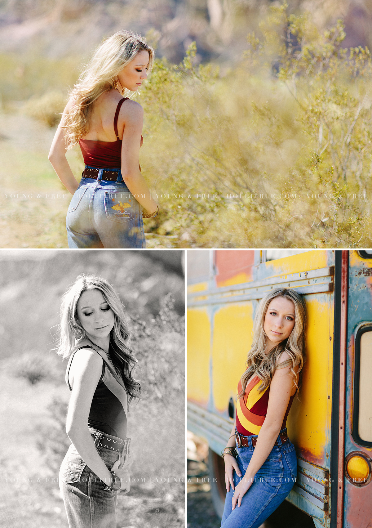 Rustic and Nature Senior Pictures in a Vegas Ghost Town by Oregon Senior Photographer, Holli True