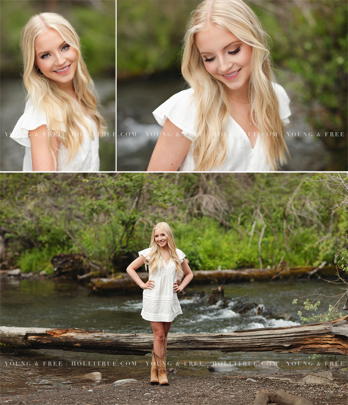 Stylish, beautiful, and natural high school senior pictures of Sophie in Bend, Oregon