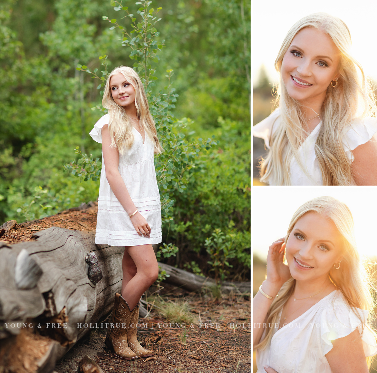 Stylish, beautiful, and natural high school senior pictures of Sophie in Bend, Oregon