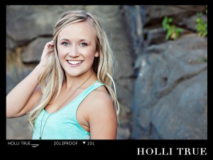 High School Senior Portrait Photographer Holli True photographs Class of 2013 senior Lindsey in Downtown Bend Oregon and Drake Park.