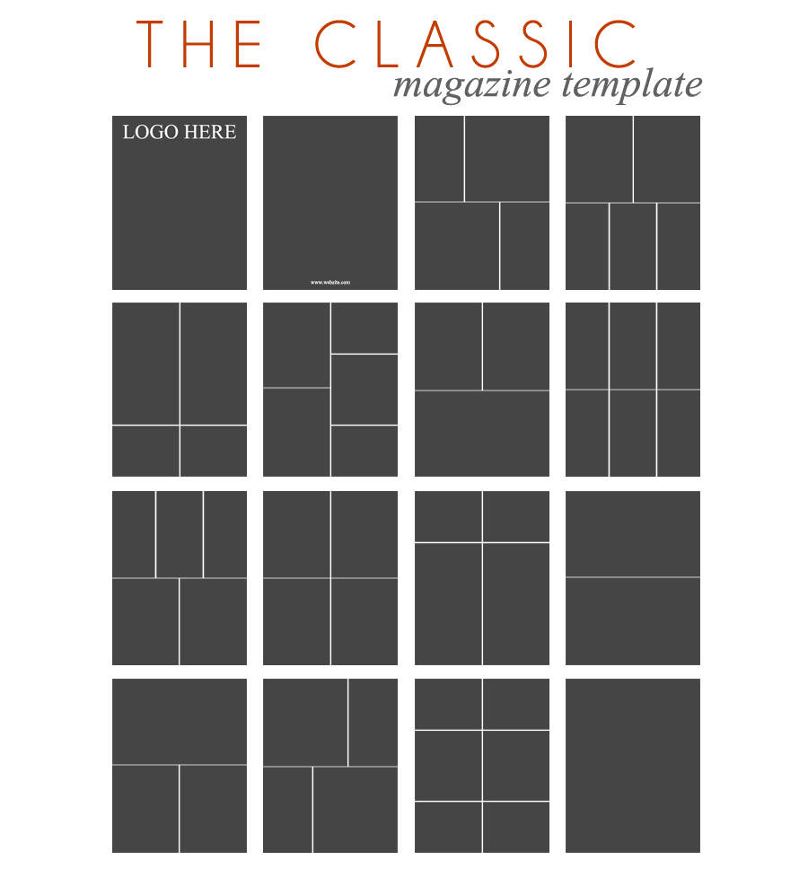 The Classic Look Book template for Photoshop by Holli True