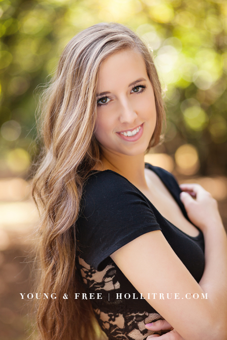 Eugene, Oregon senior portrait photographer for the young & free, Holli True, photographs class of 2014 high school senior, Sky at Dorris Ranch.