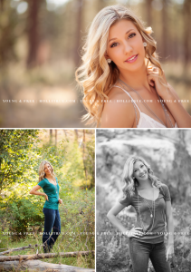 Eugene, Oregon high school senior portrait photographer for the Young & Free, Holli True, photographs class of 2015 senior, Ali in Bend, Oregon.