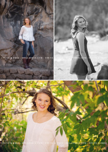 Oregon senior portrait photographer for the Young & Free, Holli True, photographs Class of 2015 high school senior, Molly, in a natural park in Bend.
