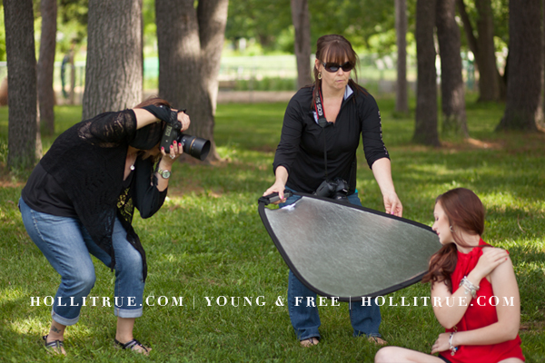 Behind the scenes at the Evoke Senior Photography Workshop with Holli True