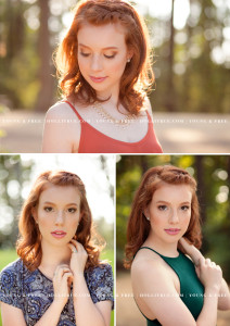 Senior Portrait Photographer, Holli True, photographs Class of 2016 high school senior, Maddie, at a lush, natural park in Eugene, Oregon.