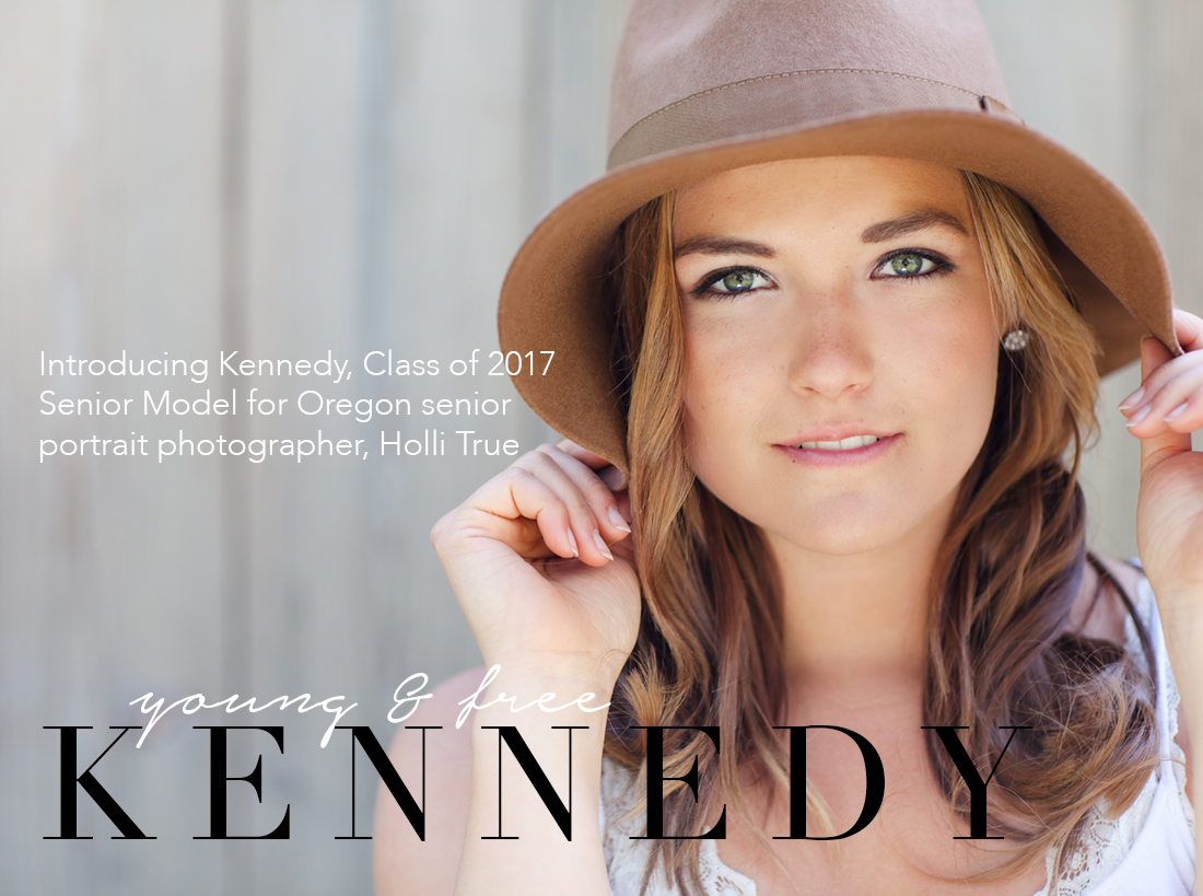 Introducing Kennedy, Class of 2017 Senior Model from Eugene, for Oregon senior portrait photographer, Holli True