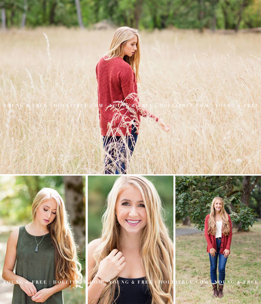 Corvallis Senior Pictures in a Natural Park