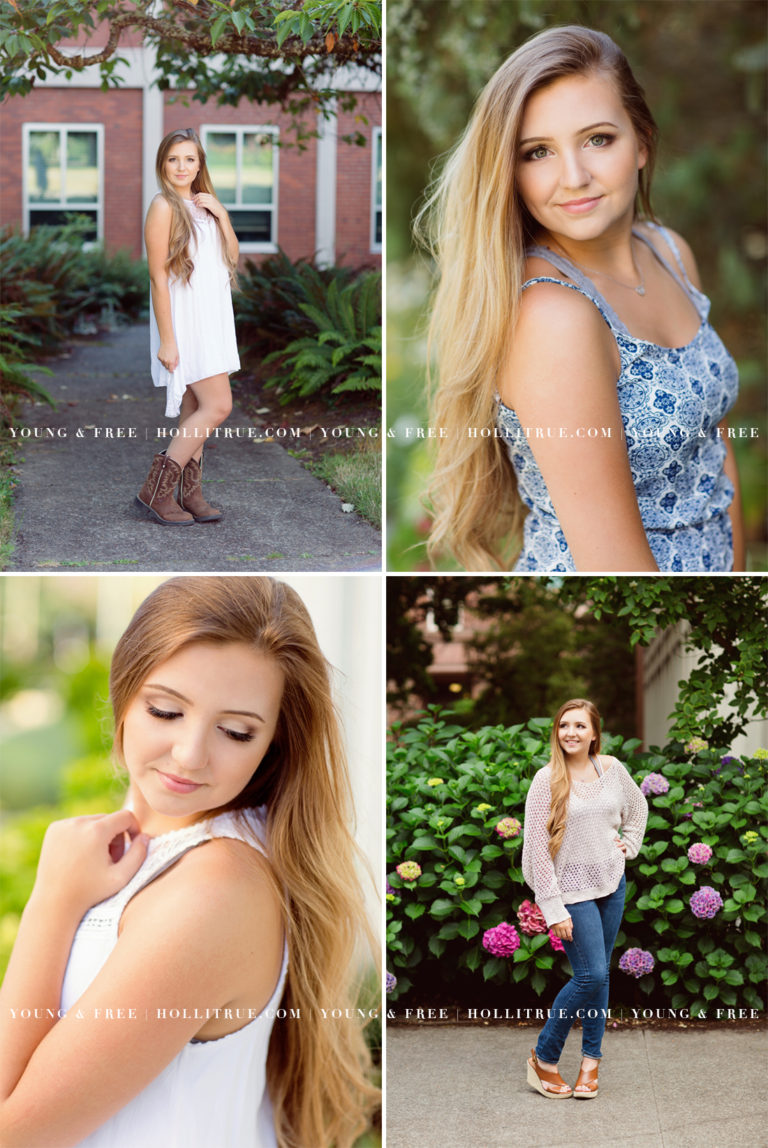 Natural and Beautiful Senior Pictures in Eugene Oregon