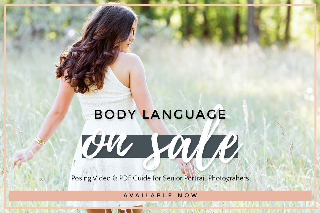 Body Language Posing Video + PDF Guide by High School Senior Portrait Photographer, Holli True