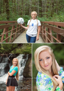 Oregon Senior Portrait Photographer, Holli True, photographs Class of 2017 high school senior, Abbie, at a beautiful waterfall