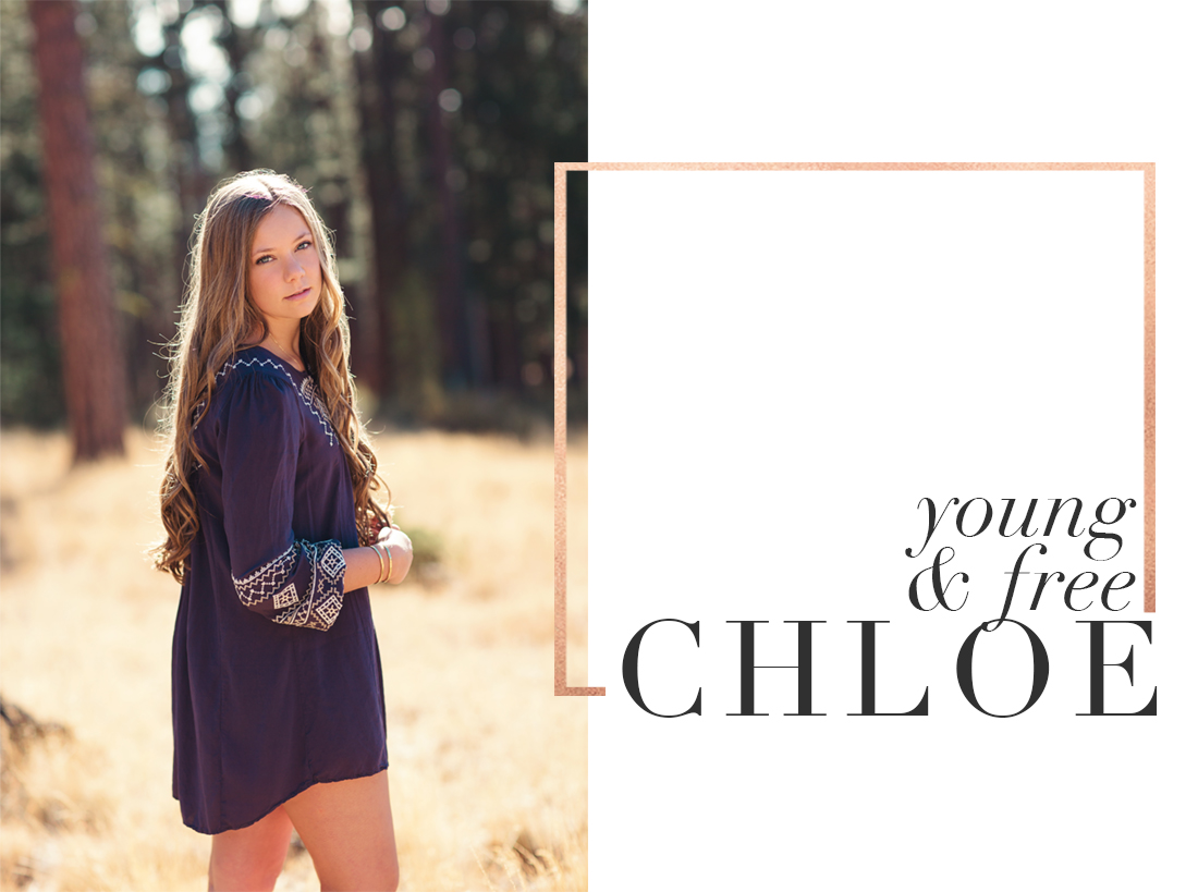 Bend senior pictures of Mountain View High School Class of 2017 senior, Chloe, by Oregon photographer, Holli True