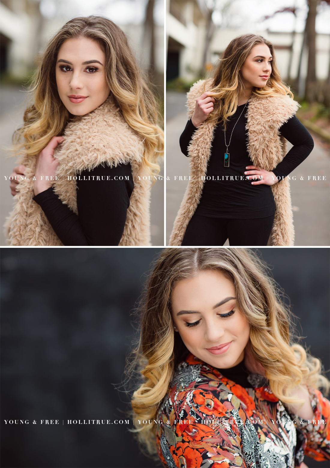 Portland Urban Senior Pictures in the Winter Holli True Senior