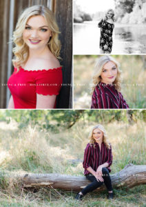 Outdoor Senior Session Ideas! Hairstyle - Loose Curls - Makeup - Fashion - Natural - Unique Senior Pictures - Teen Fashion - Senior Inspiration - Senior Girl Poses - Eugene Oregon Senior Pictures - Eugene Senior Photographer - By Holli True Photography