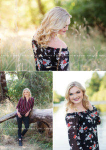 Outdoor Senior Session Ideas! Hairstyle - Loose Curls - Makeup - Fashion - Natural - Unique Senior Pictures - Teen Fashion - Senior Inspiration - Senior Girl Poses - Eugene Oregon Senior Pictures - Eugene Senior Photographer - By Holli True Photography