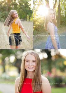 Portland, Oregon high school senior portraits in a lush garden and natural park by Oregon senior portrait photographer, Holli True