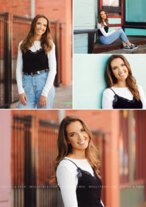 Urban Senior Pictures in Downtown Eugene, Oregon by High School Senior Portrait Photographer, Holli True