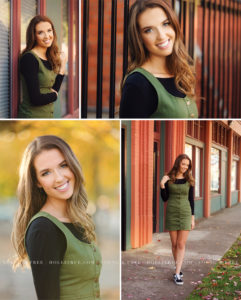 Fall Urban and Garden Senior Pictures in Eugene, Oregon by High School Senior Portrait Photographer, Holli True