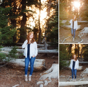 Bend, Oregon High School Senior Portrait Photography at Sparks Lake in the Cascade Mountains by Eugene Senior Photographer, Holli True