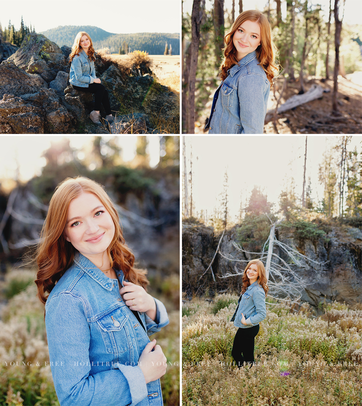 Oregon High School Senior Pictures in the Cascade Mountains by Eugene Senior Photographer, Holli True