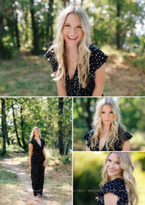 Beautiful Bend Oregon Senior pictures in a natural park by Eugene Senior Photographer, Holli True