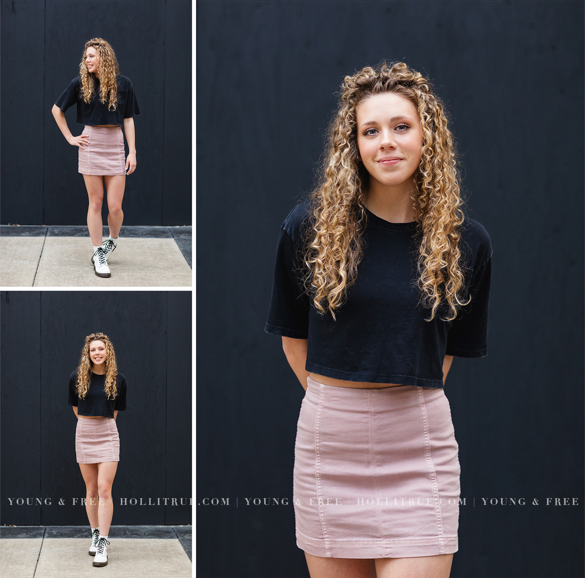 Downtown Eugene Senior Portrait Session with Sierra by Holli True Photography