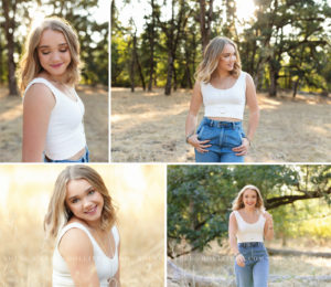 Corvallis Oregon Senior Portrait Session in a rustic park by Eugene senior photographer, Holli True Photography