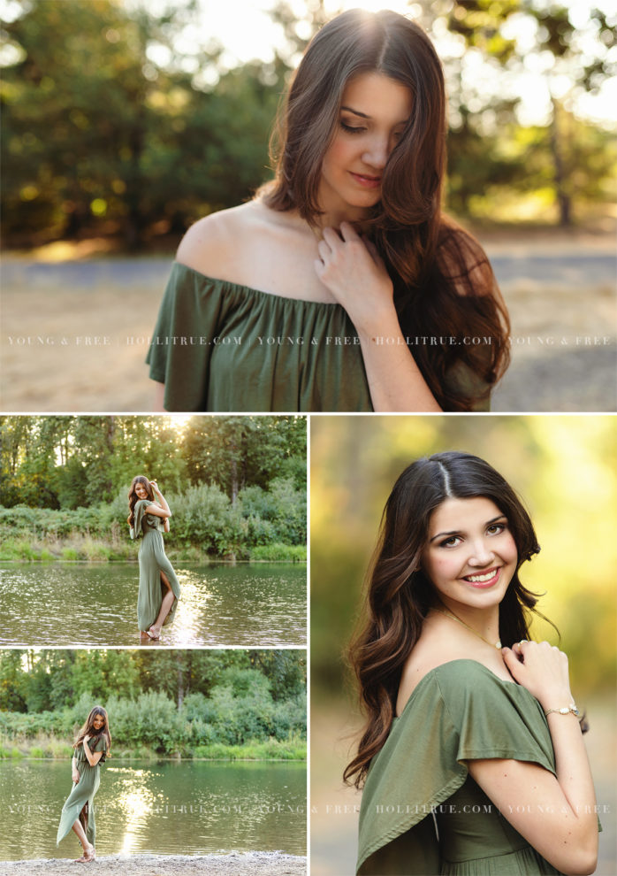 Rustic Summer Senior Session with Madison | Holli True Senior ...